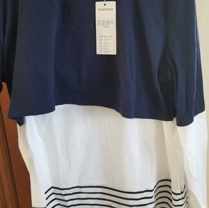 Plus Maternity Nursing Shirt